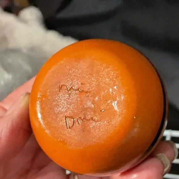 Small Native American Navajo Pottery Hand-Painted Vase Vessel Signed 2.5” - Picture 6 of 8